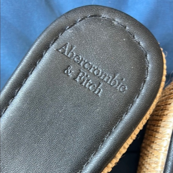 Black Platform Slide Sandals with Jute Wrap - Picture 2 of 6